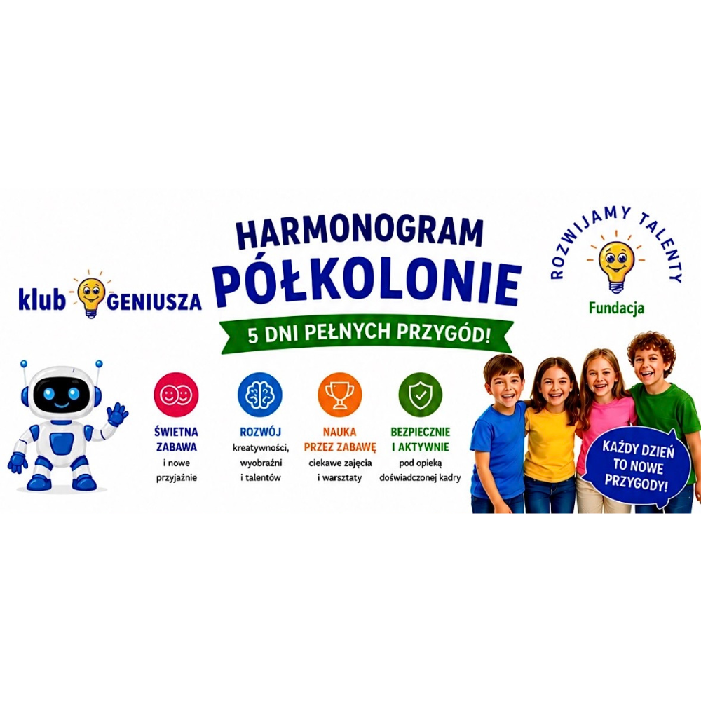 Harmonogram półkolonii